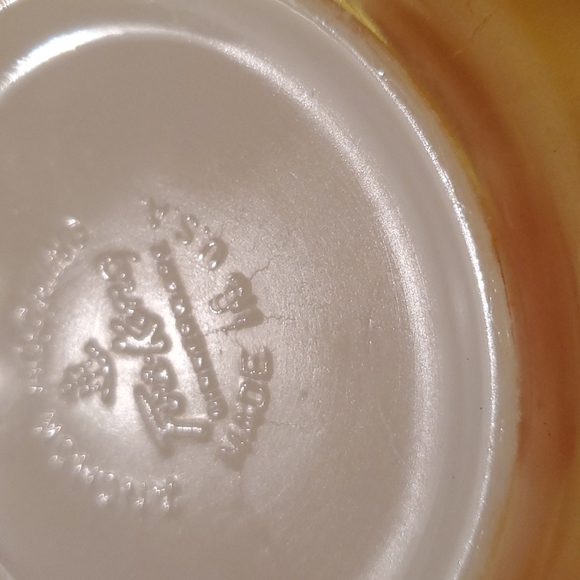 Fire King Vintage Peach Lusterware Bakeware - Picture 2 of 4